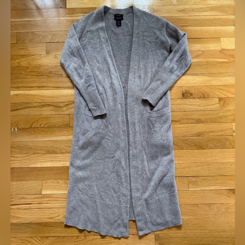 Cashmere / wool duster sweater